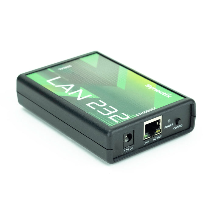 Synectix LAN 232 Single (EZ200) 1-Port Serial to Ethernet Adapter (replacement for Precidia iPocket232)