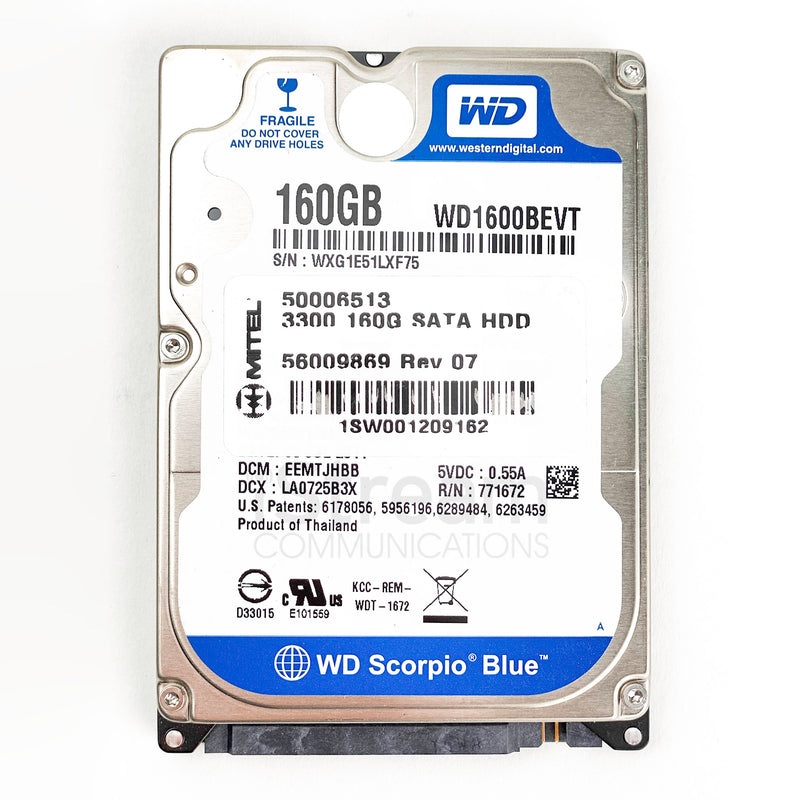 Mitel 3300 ICP MXe III SATA Drive (available as SSD or HDD) - New Condition (50006513)