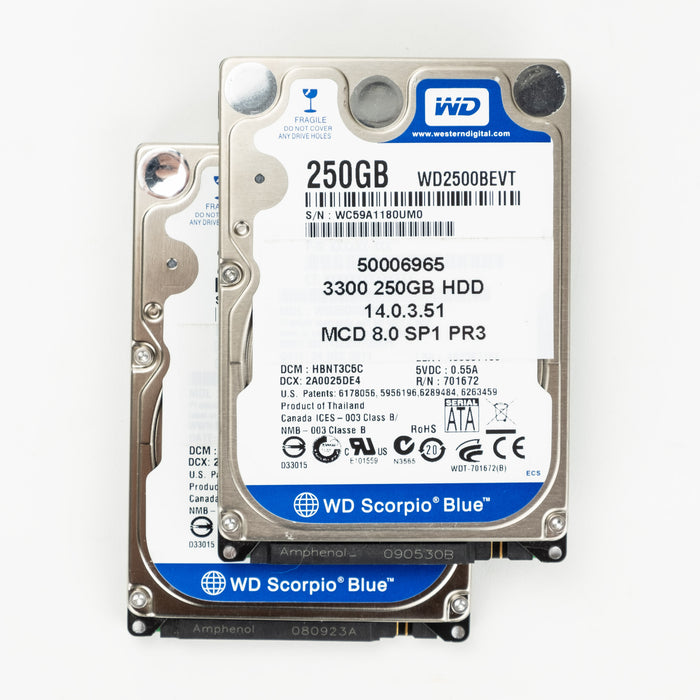 Two-Pack of Mitel 3300 ICP MXe III SATA Drives (available as SSD or HDD) - New Condition (50006965)