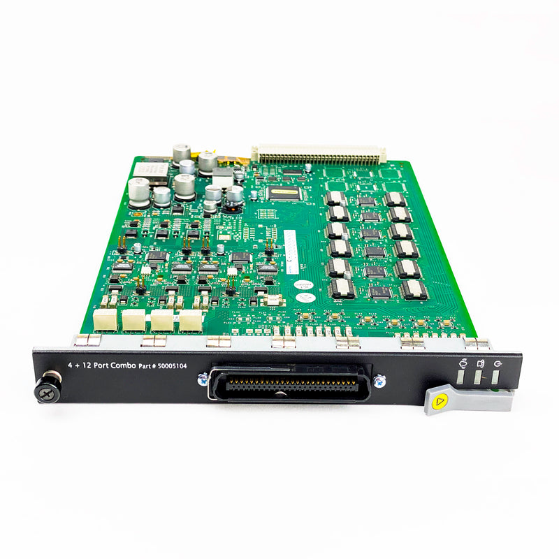 Mitel 4 Plus 12 Port Combo Card (Part# 50005104) - Professionally Refurbished